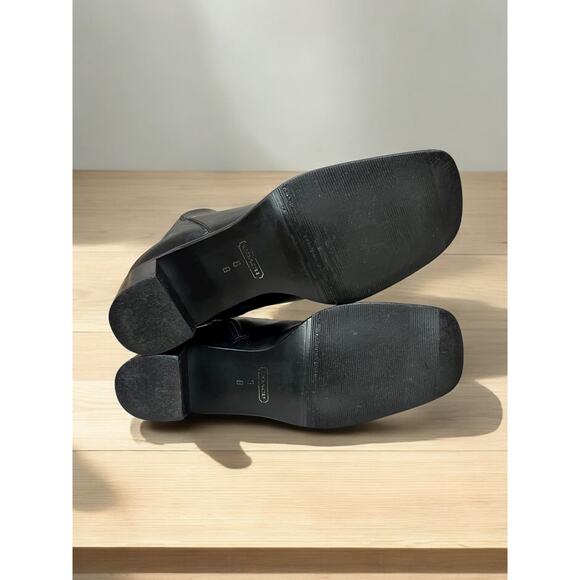 Vintage Coach J724 Evonne Leather Ankle Boot Size 6B - Picture 6 of 10